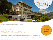 Tablet Screenshot of hotel-sonnegg.ch